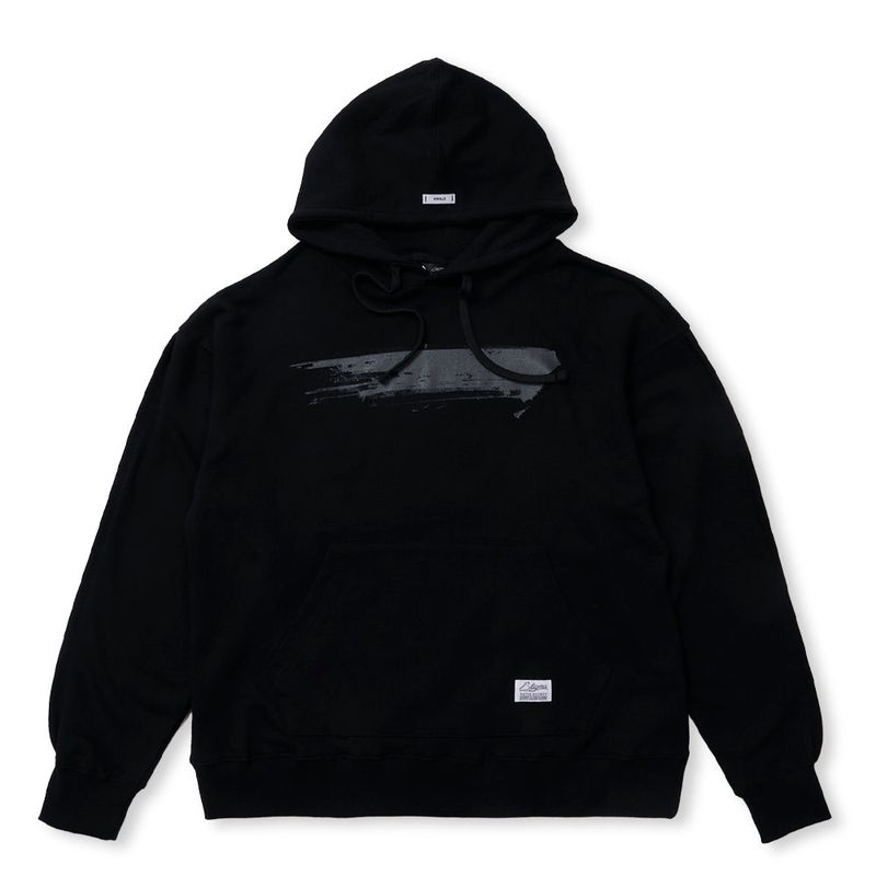 PAINT HOODIE BLACK / RED