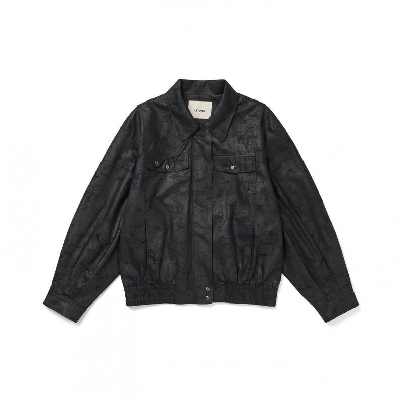 VINTAGE LEATHER BLUSON JACKET (LEBSSJP5176)