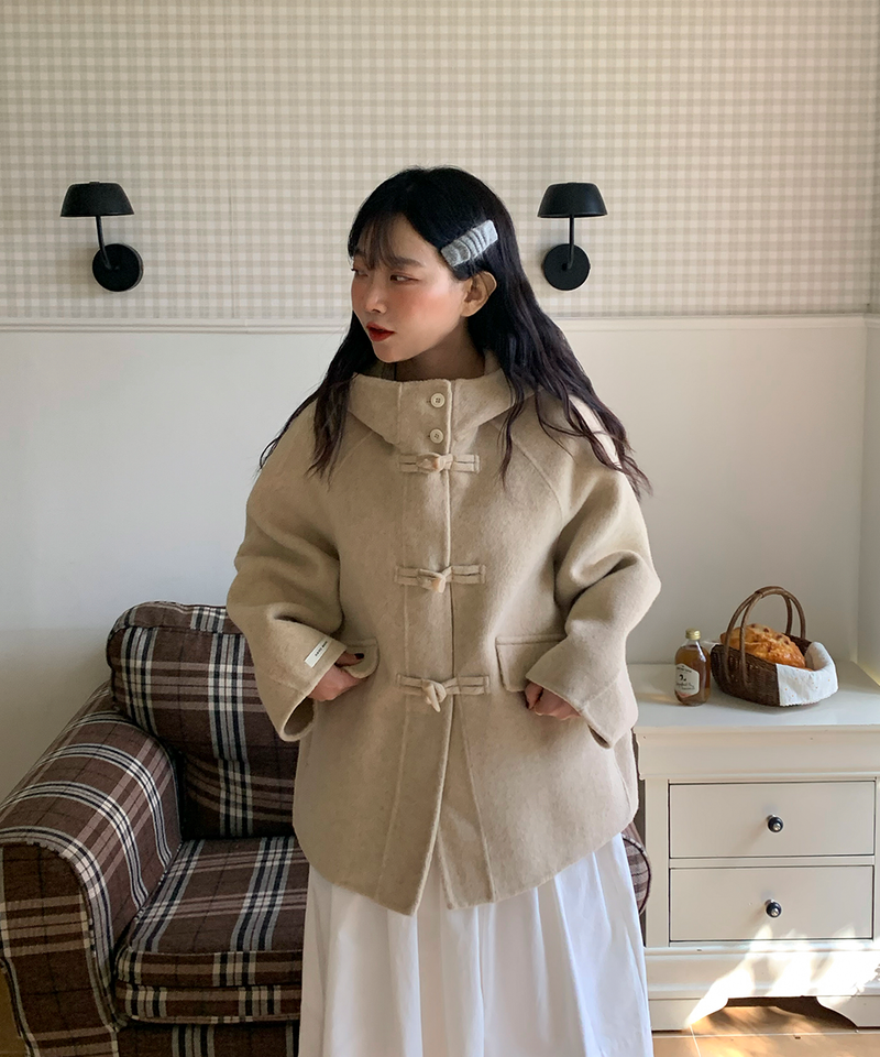 Duffle Half-Length Handmade Coat Jacket