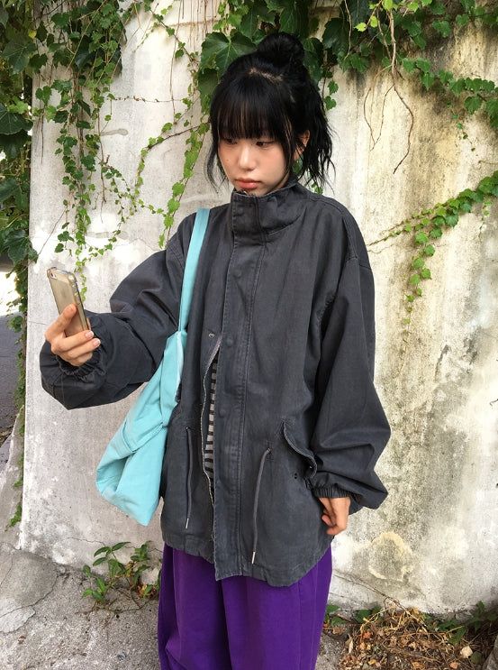BAON（バオン）の「[unisex] Luer Vintage Washing Over Fit Field Jacket Jumper（Jackets/Outerwear）」
