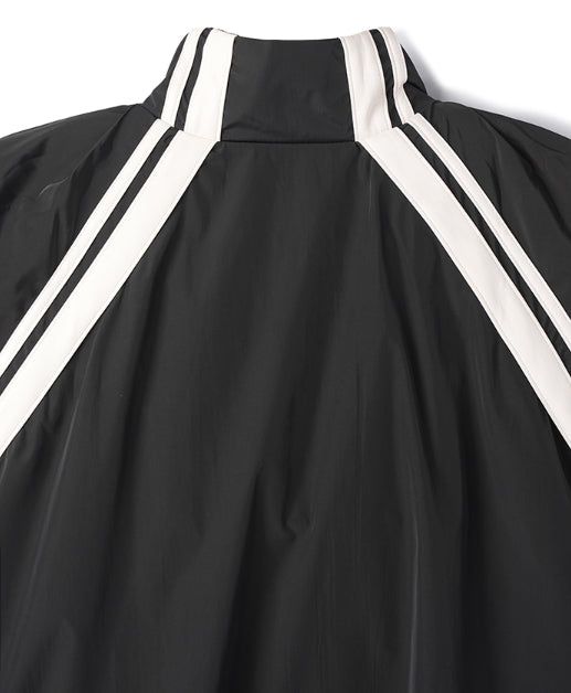 Stung Leather Track Balloon Zip-Up