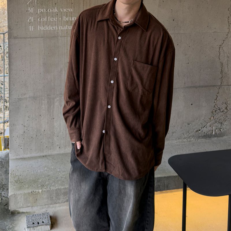 Lea Oversized Corduroy Shirt