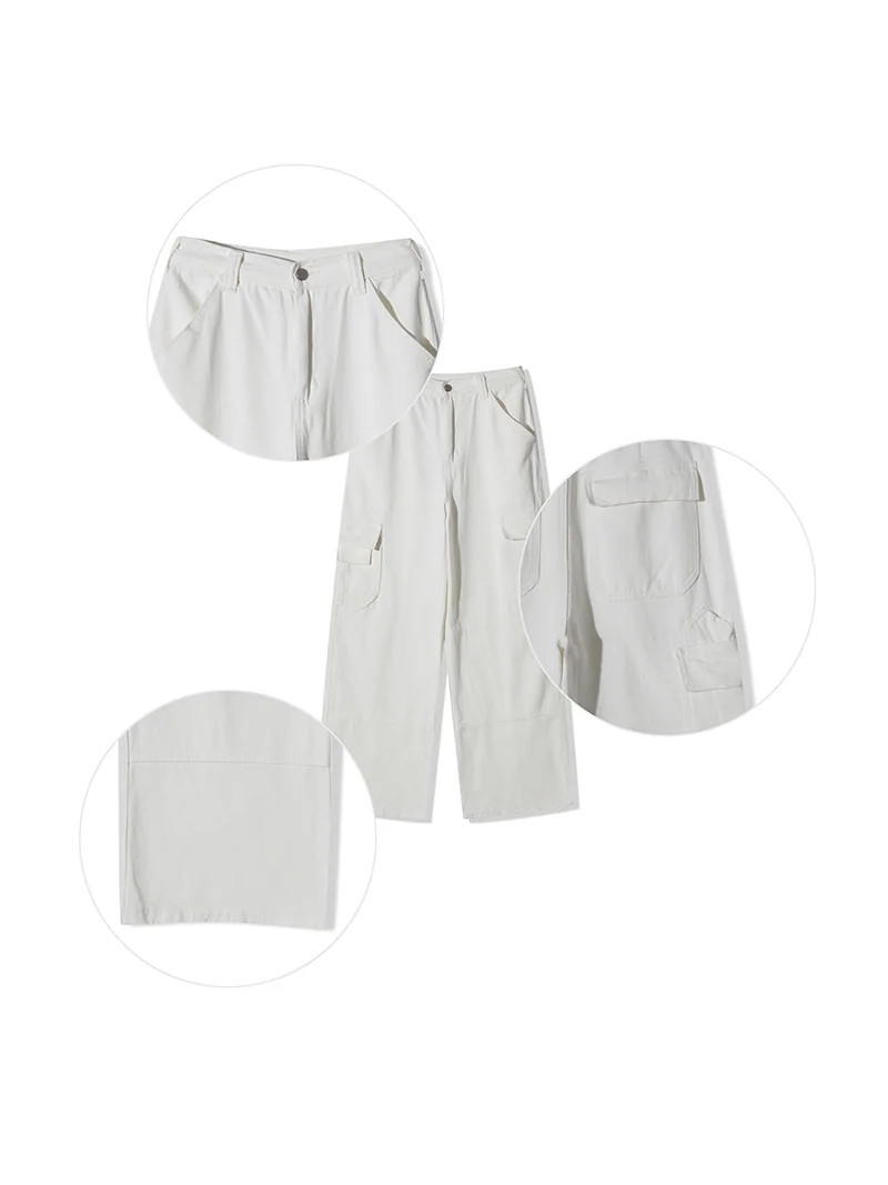 [Unisex] Work pocket cargo wide pants(4color)
