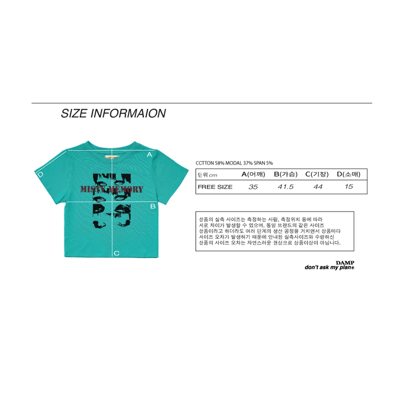 'MISTY MEMORY' CROP TOP_MINT