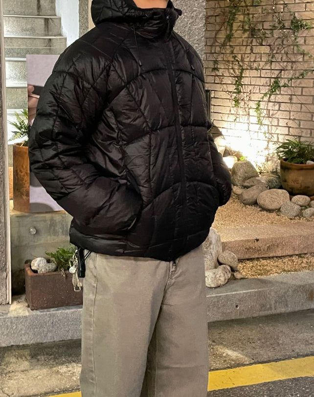 modernif（モダニフ）の「Wave Quilting Hood Lightweight Padding（Jackets/Outerwear）」