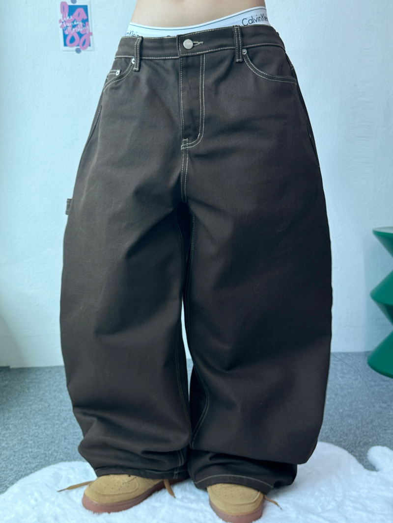 OSU WORK CARPENTER PATCH PANTS💛🤎🖤 - 2 SIZES, 3 COLORS