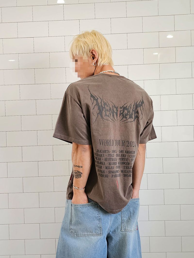 VENTIQUE（ベンティーク）の「VENTIQUE Pigment World Tour short-sleeved T-shirt 3color（Tops）」