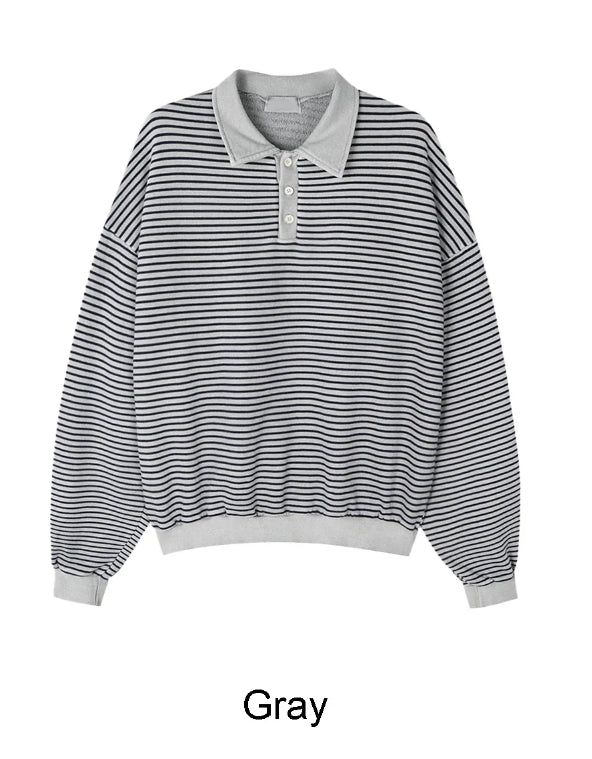Peron Pigment Collar ST Sweatshirt