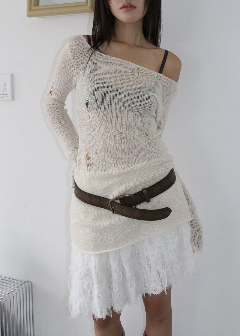 ANTIQUE BROWN BELT