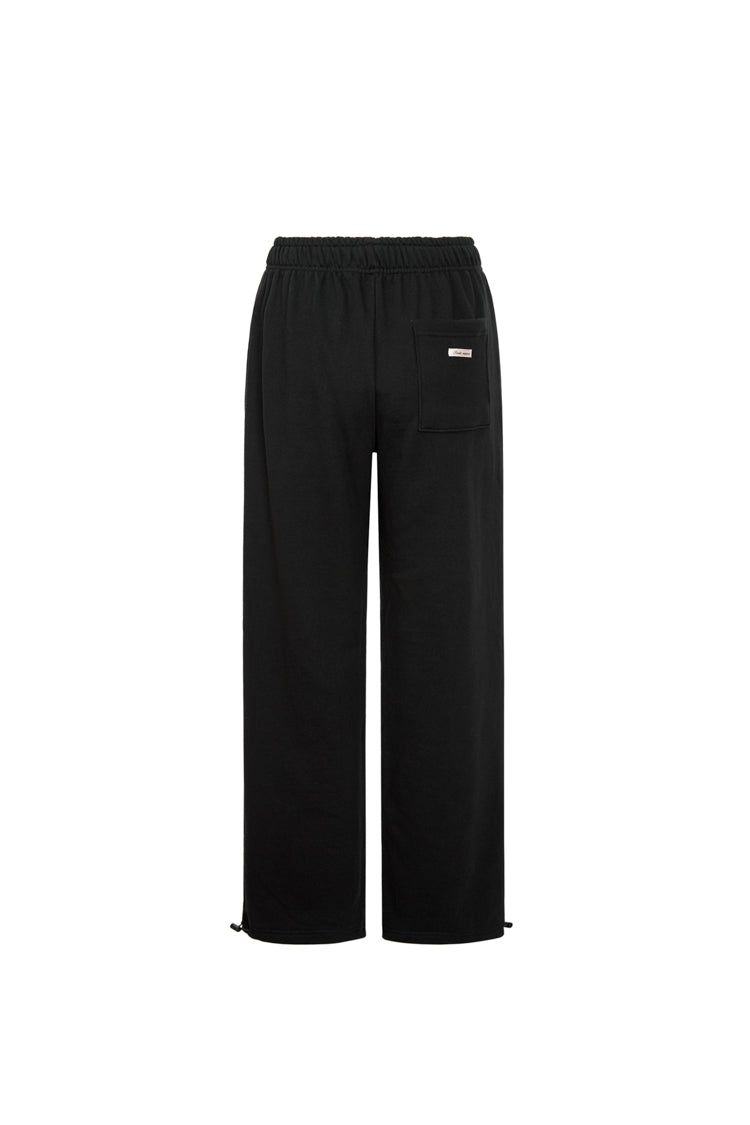 star embroidered two-way sweatpants (BLACK)