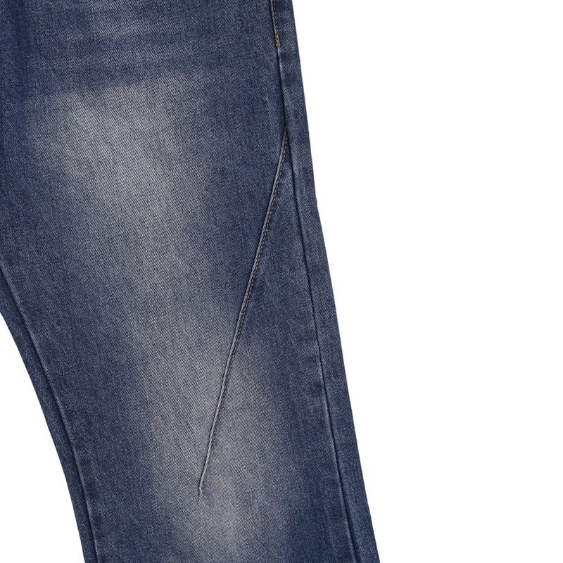 ASCLO Diagonal Incision Bootcut Denim Pants