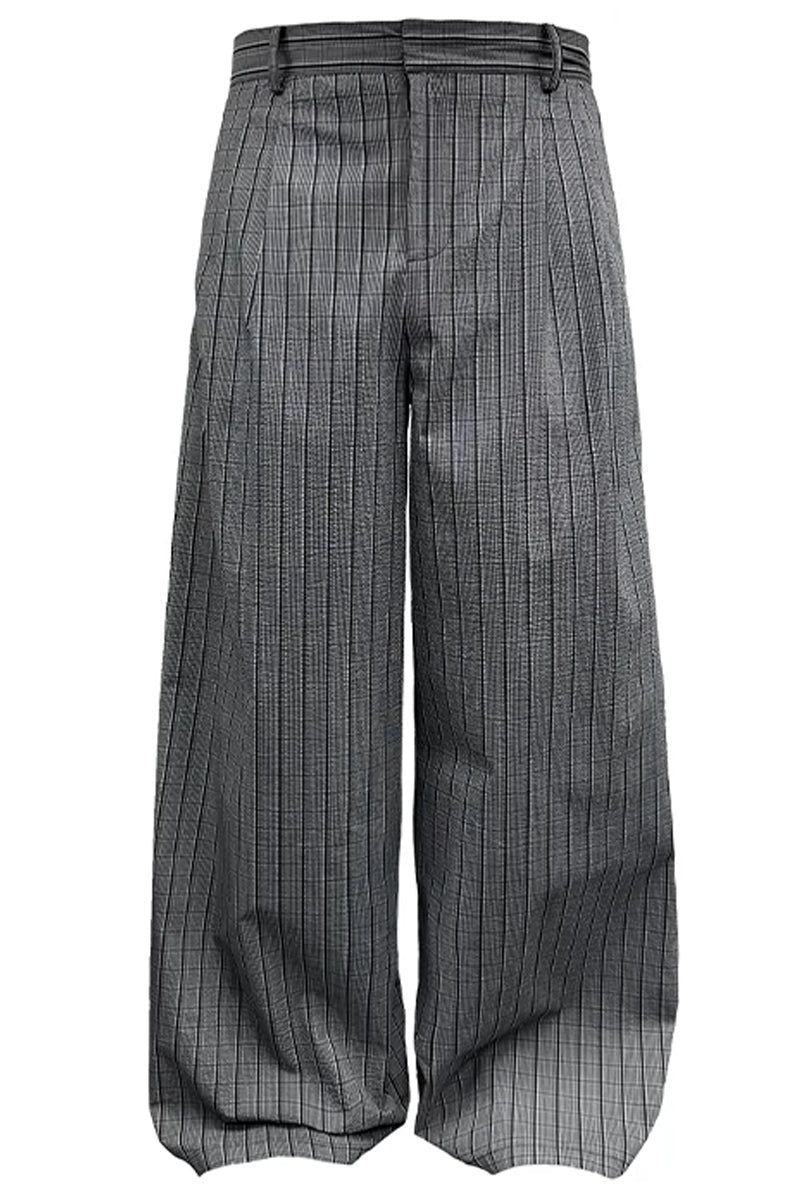JCAESAR（ジュリウス・シーザー）の「Pleated Plaid Wide-Leg Pants（Pants）」