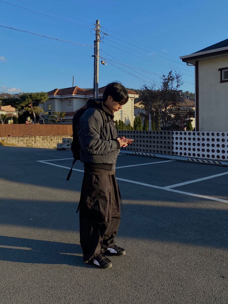 Double Zip Wing Cargo Balloon Pants 2C
