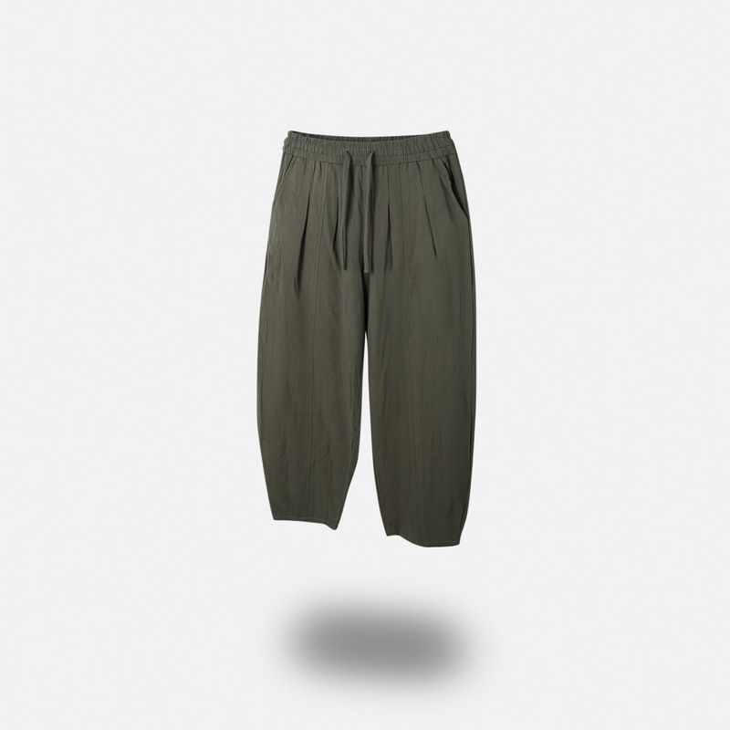 Mono Linen Wide Balloon Pants 4C
