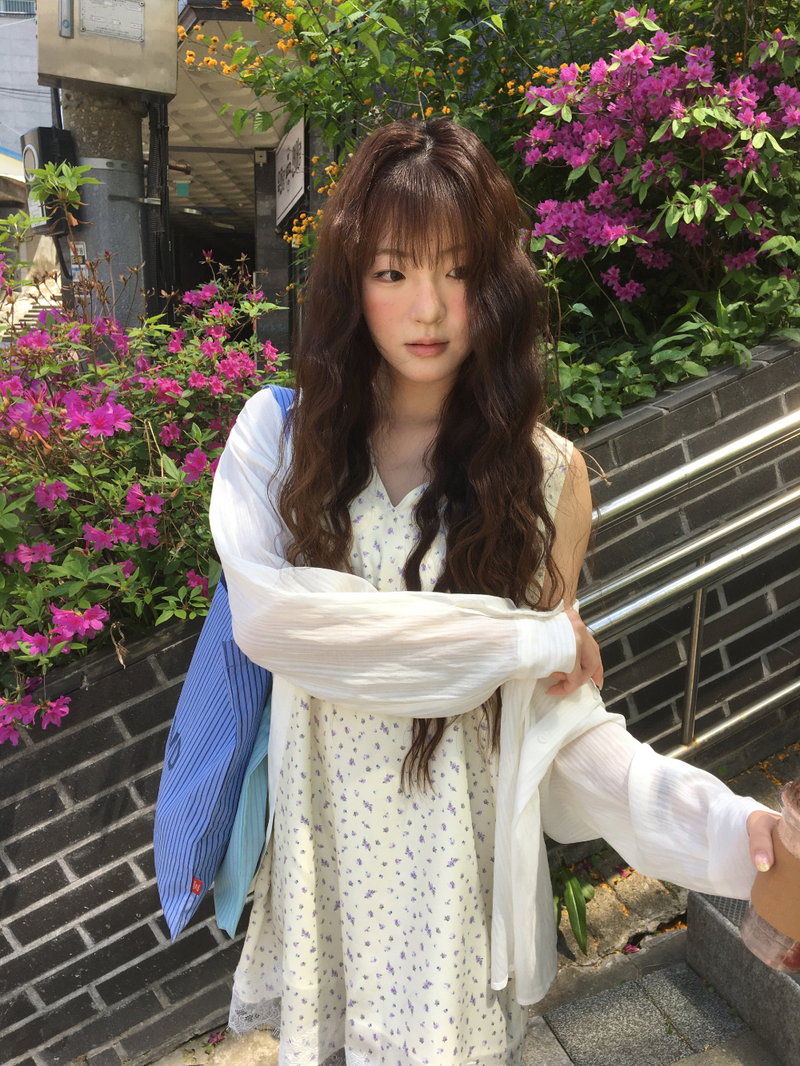 Marley Stripe Sheer Shirt (2color)