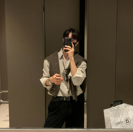  Square Pocket Overfit Corduroy Shirt