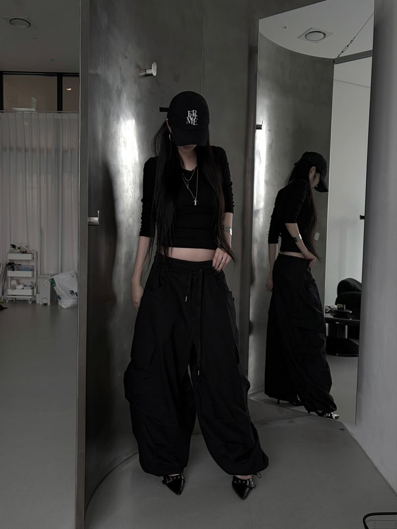 balloon big cargo pants (2color)
