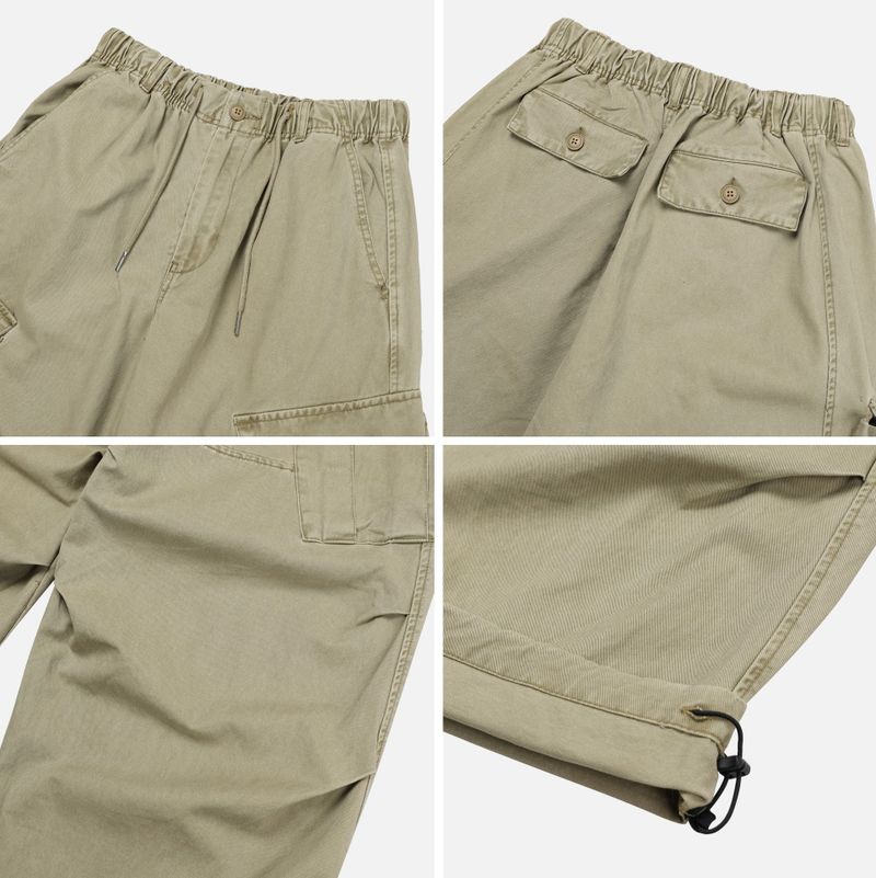 No.1305 washed cago wide PT (3color)