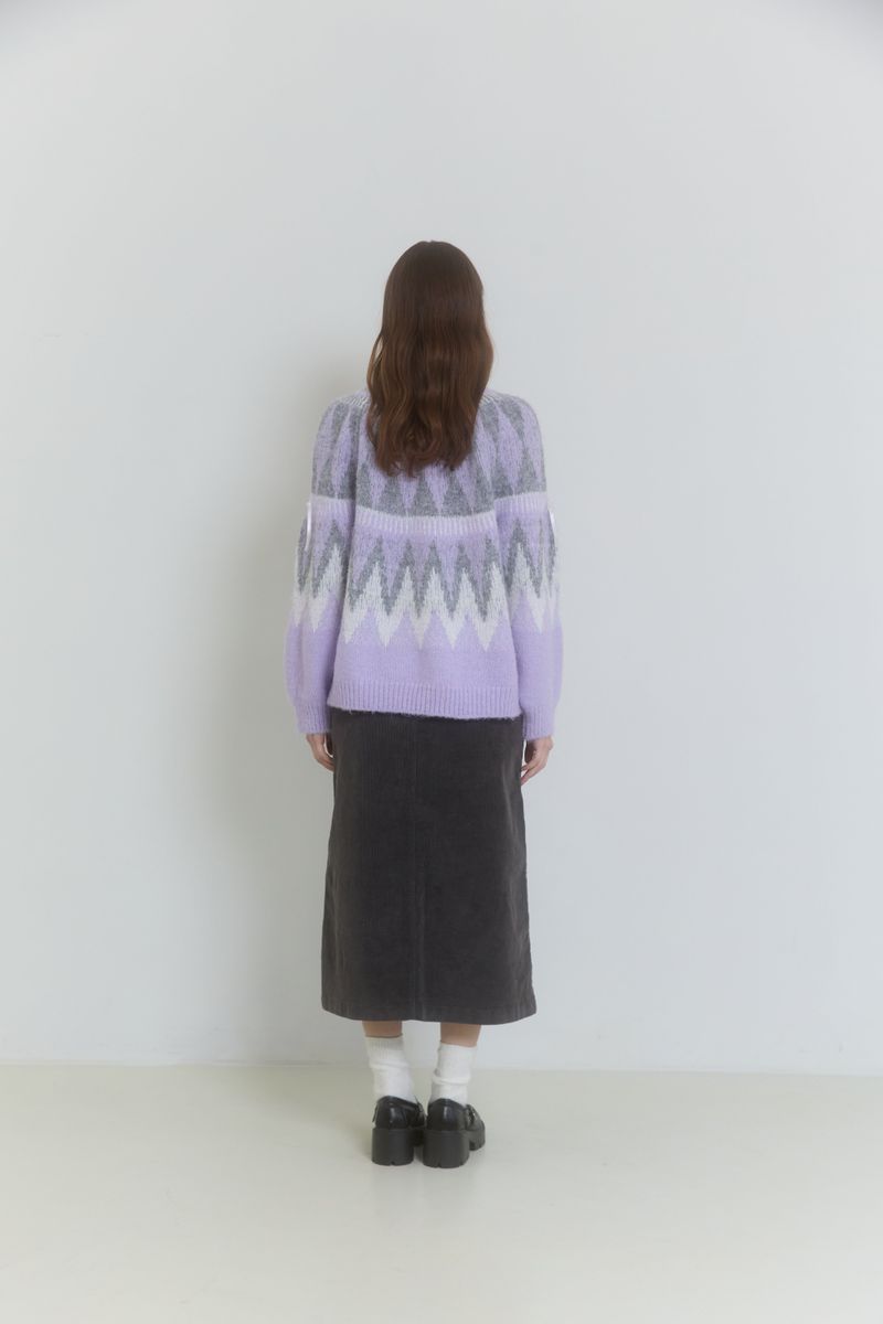 WINTER SLIT CORDUROY SKIRT