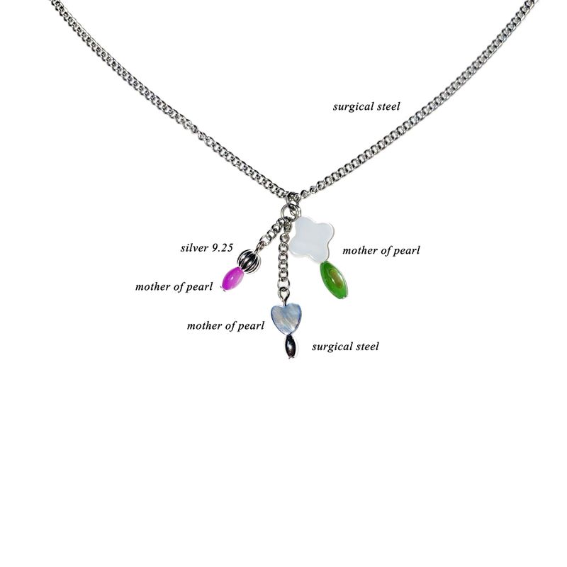flower pendant necklace