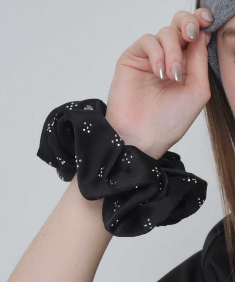 GLINT SCRUNCHIE_BLACK