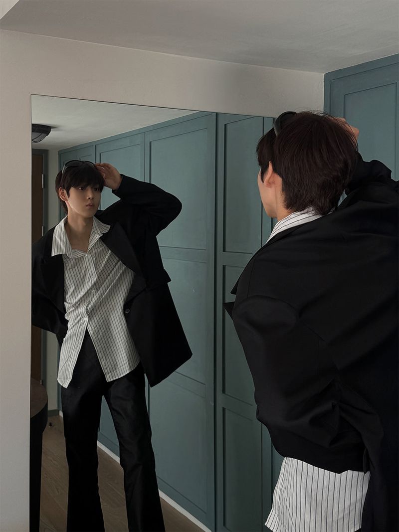 ASCLO Power Shoulder Blazer (3color)