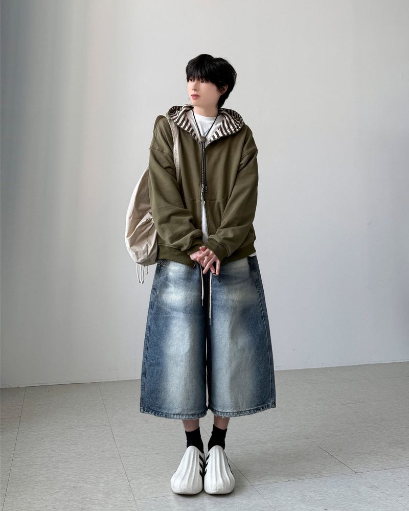 Duo Reversible Hood Zip-Up