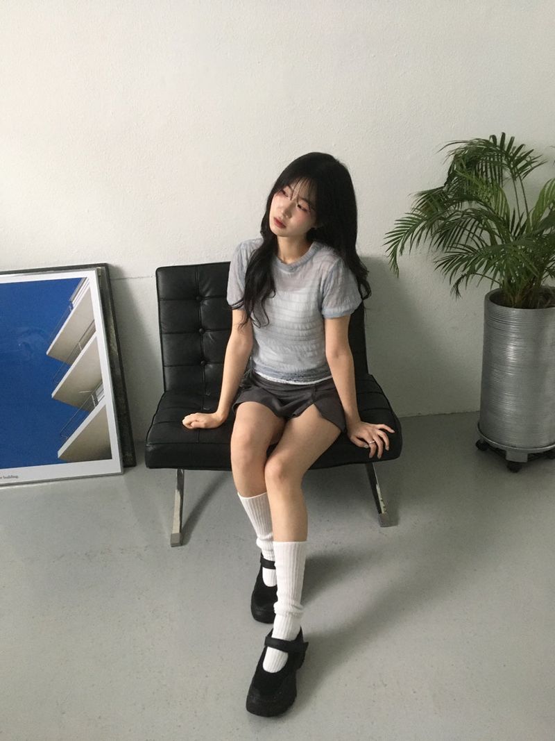 Slit Mini Skort