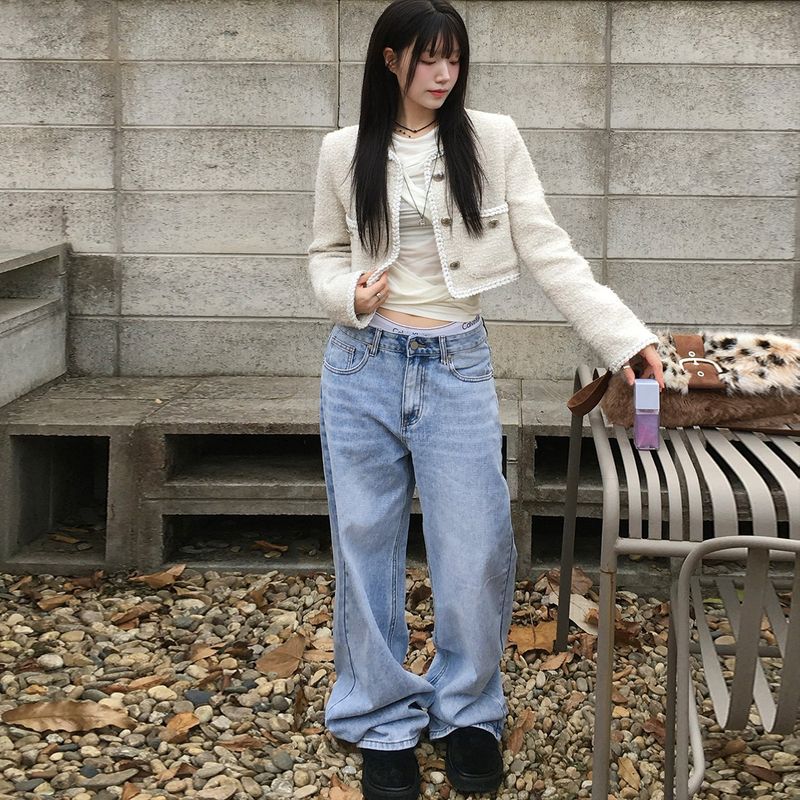 RANDOMOFF（ランダムオフ）の「[Unisex] BTB : WAVE WAVE WASHING JEANS [LIGHT BLUE CORE]（Pants）」