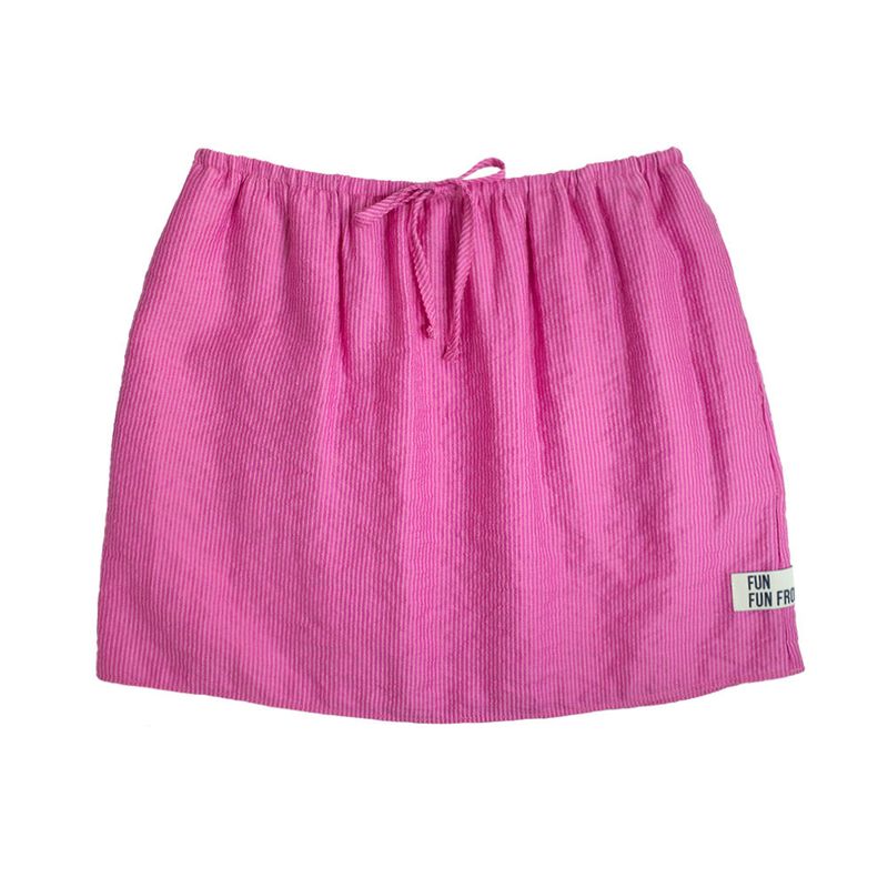 PIN STRIPE MINI SKIRT, PINK