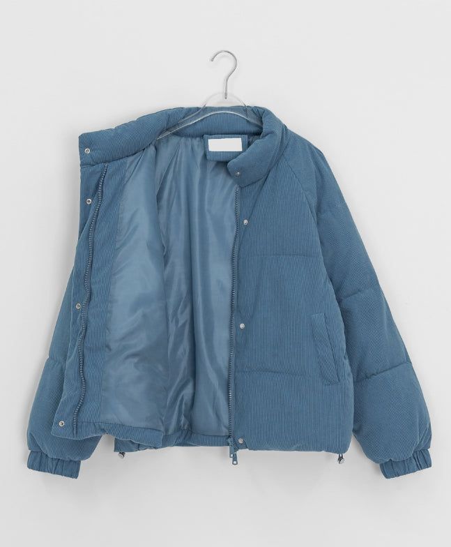 Mofui String Corduroy Padding Jumper