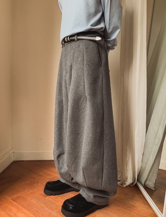 Comel Wool Balloon Slacks
