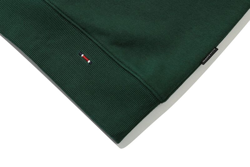 FLOWER RIBBON SWEAT SHIRT_GREEN