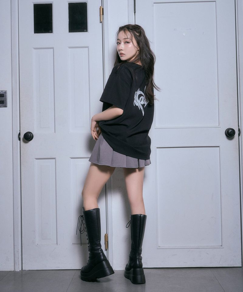 レースハートTシャツ