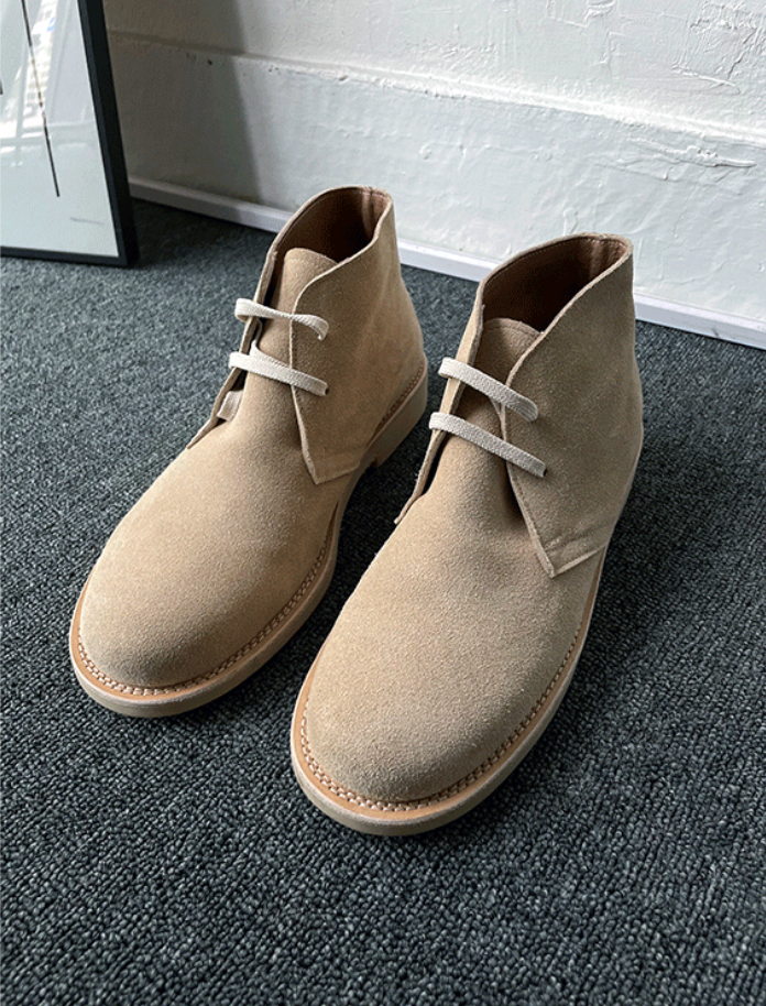 Cowhide Desert Boots