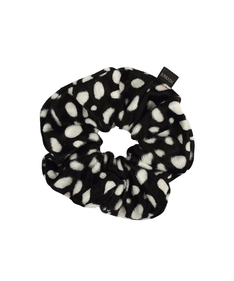 XANADU（ジェナドゥ）の「LEOPARD SCRUNCHIE_BLACK（Hair Accessories）」