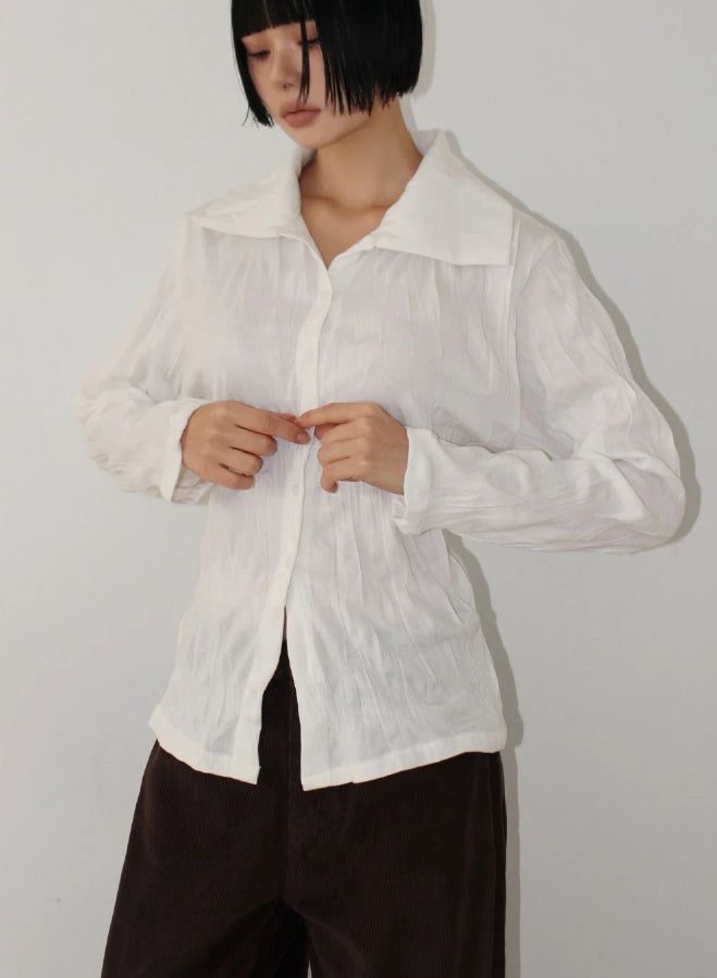 CRINKLE WAVE SHIRT