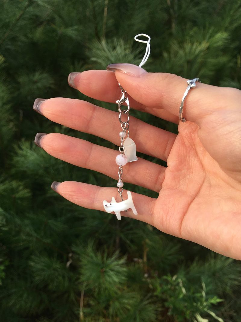 Meow keyring