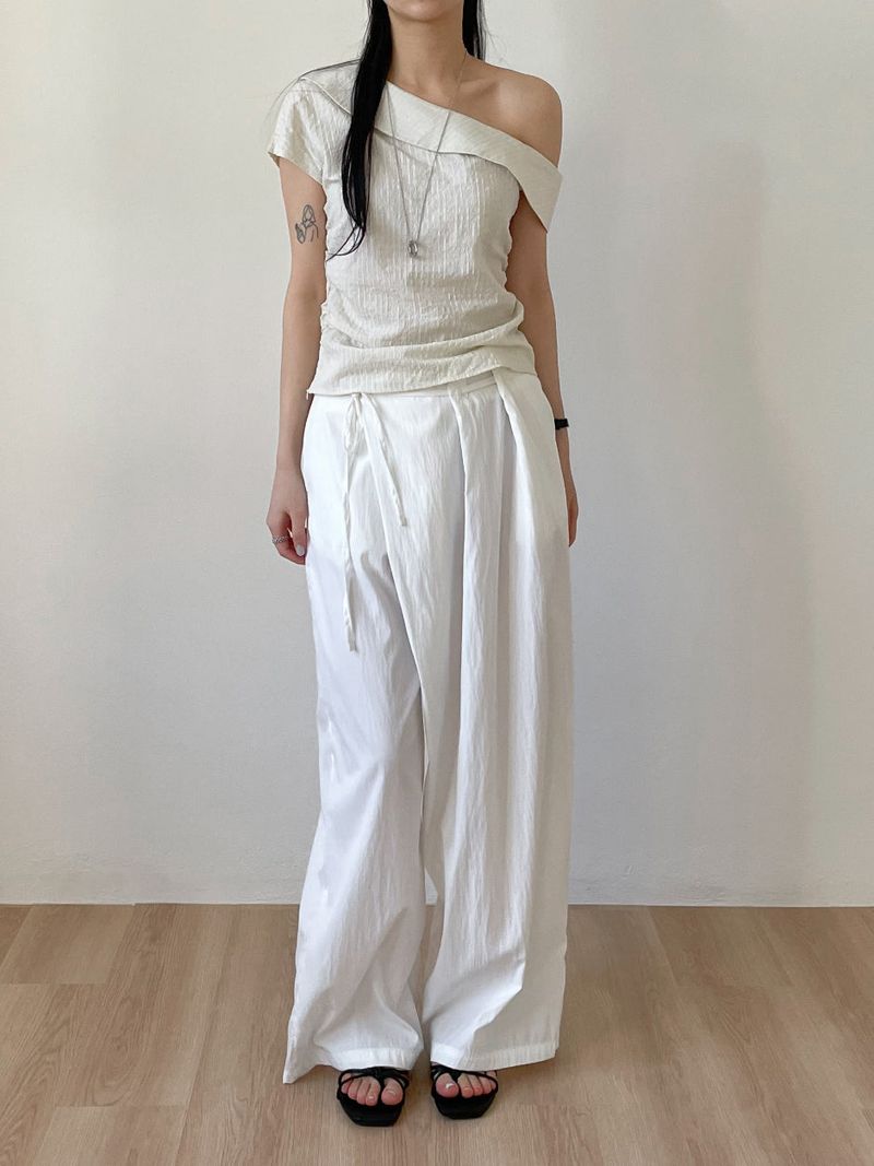 Check Seersucker Blouse