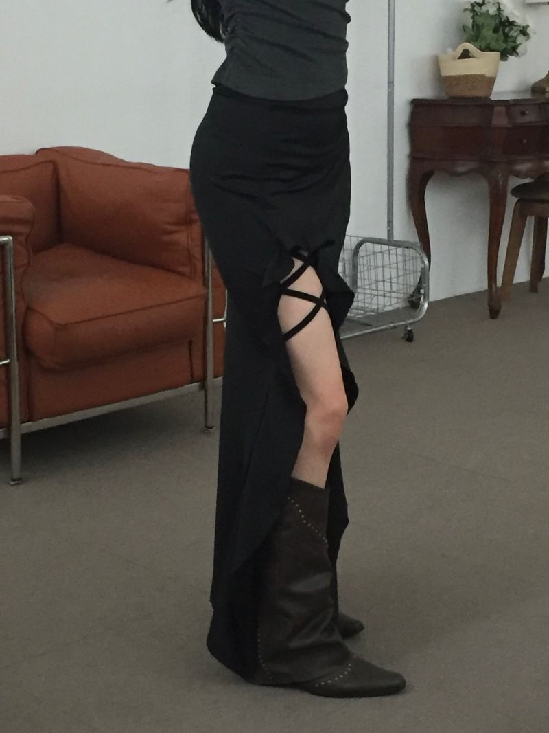 Xx Ruffle Long skirt