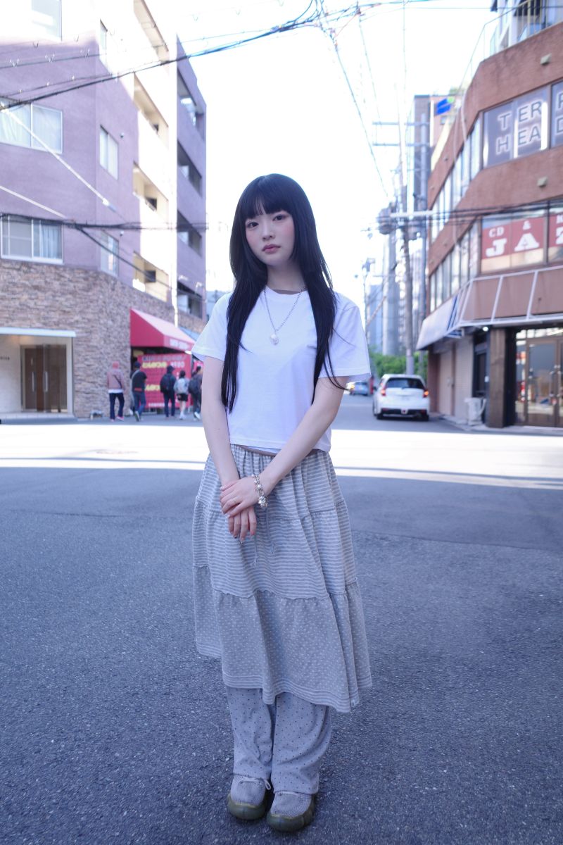 ムーイングフォールドドットパンツ