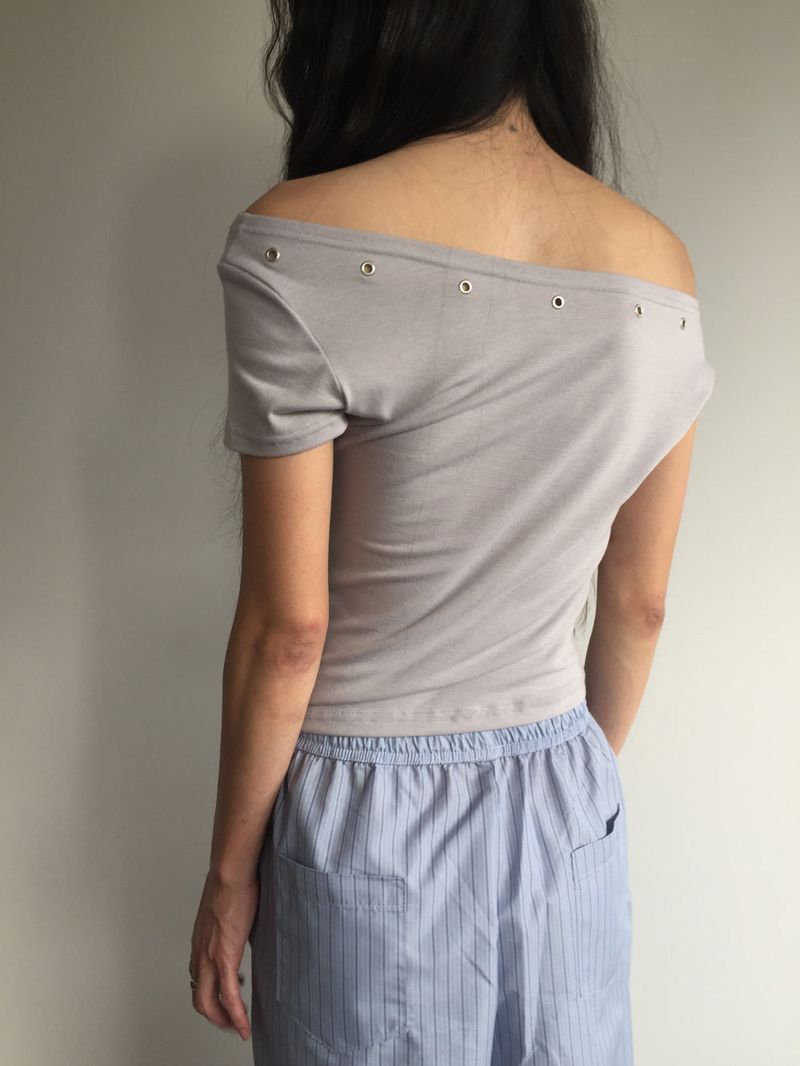 Rush Eyelet T-shirt (3color)