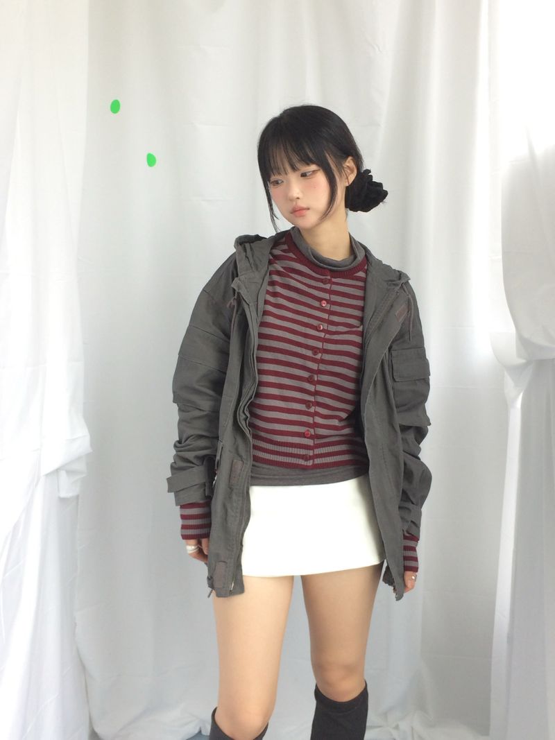 Vintage Pocket Half Bomber Jacket