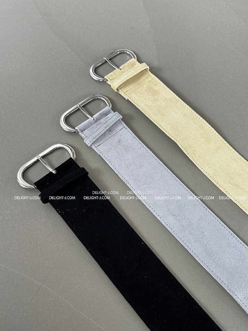 suede wide belt