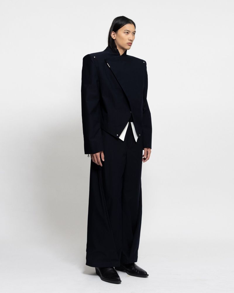 ANGULAR BOXY BESKAP - NAVY