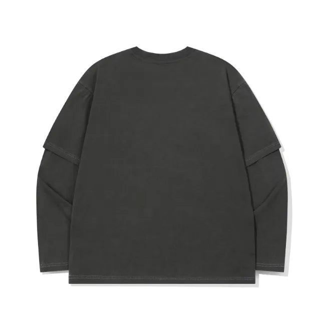 26FW★ Devil Bear Layered Pigment Long Sleeve