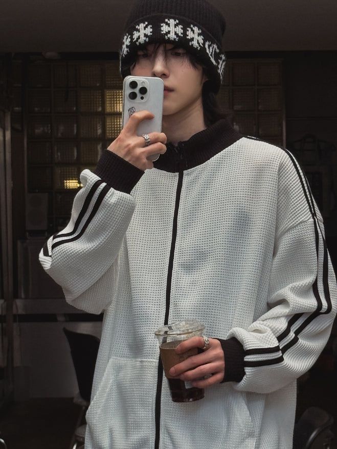 Laus Waffle Track Top Jersey