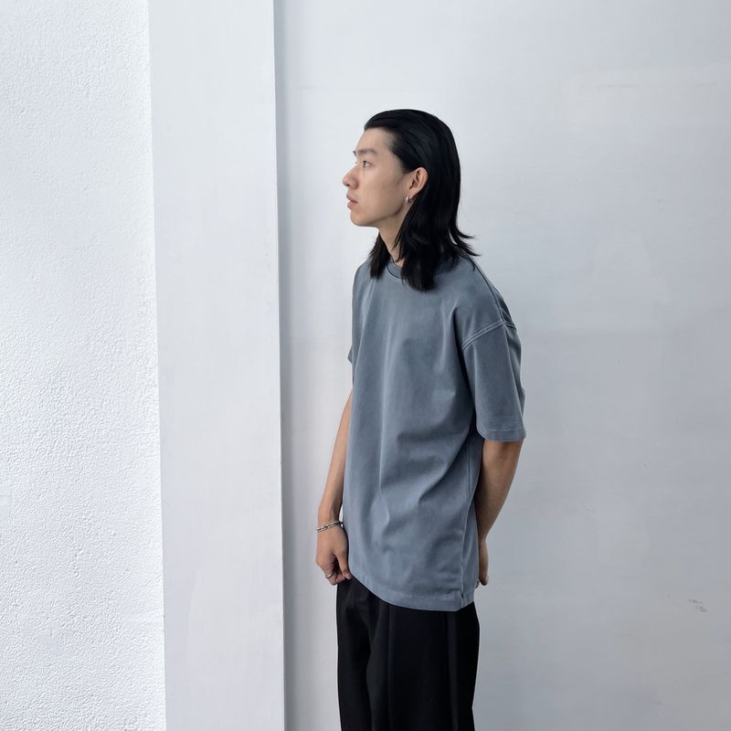 Mist Grey Washed Tee