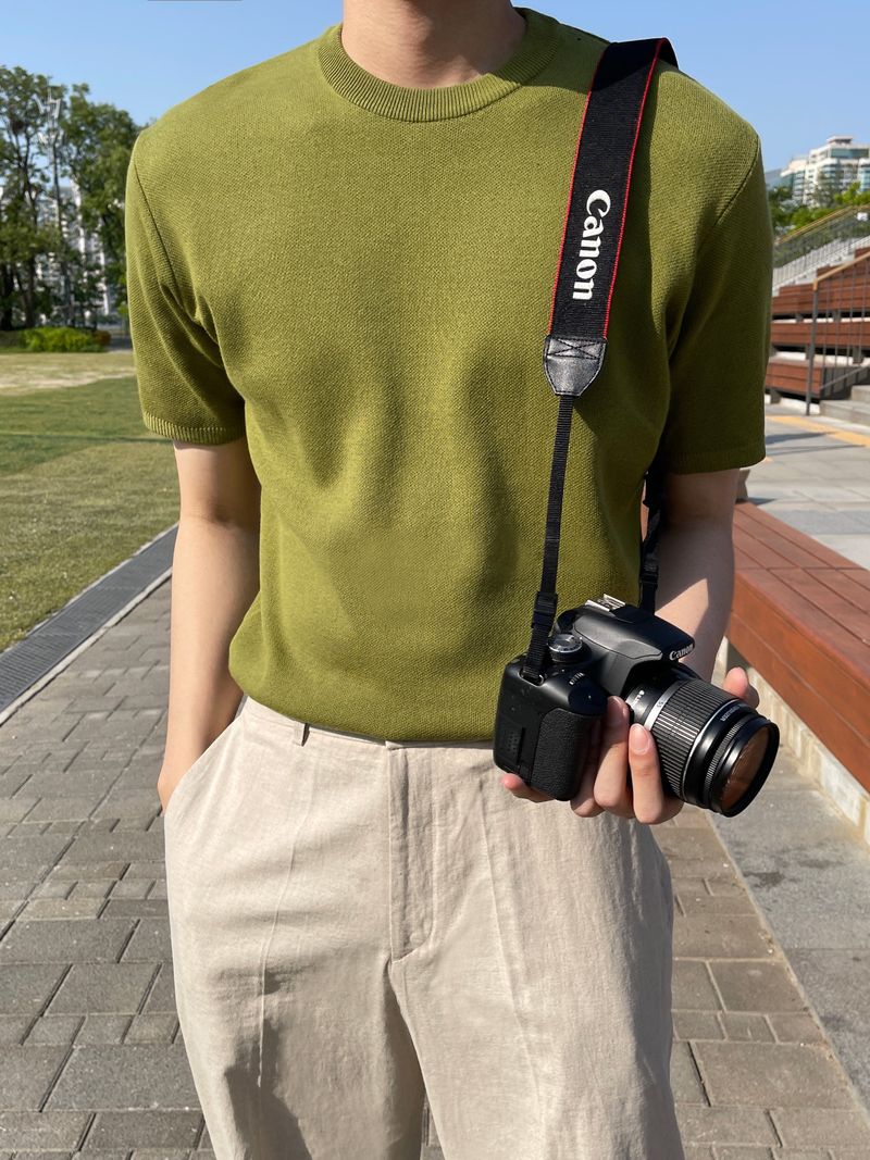 Summer linen ice back banding slacks (3 colors)