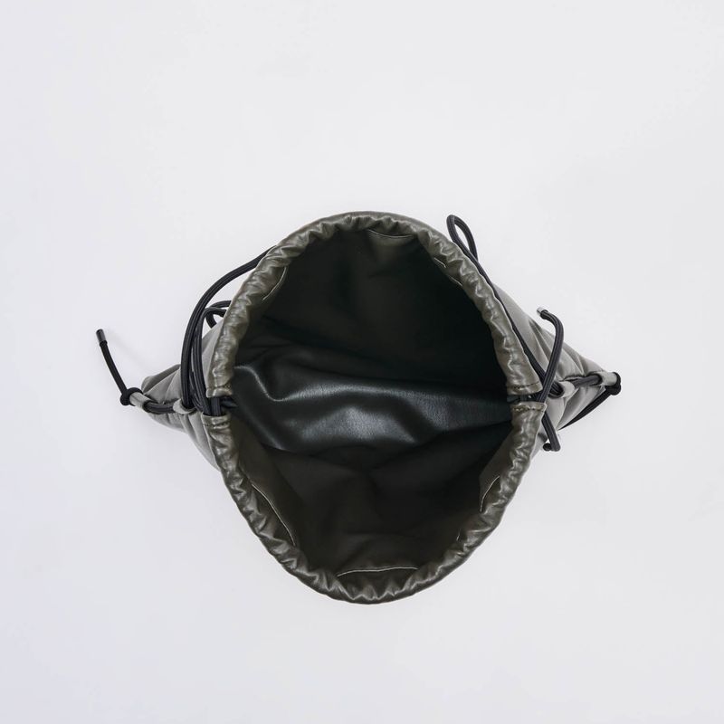 Recycled ECO Leather Drawstring Bag